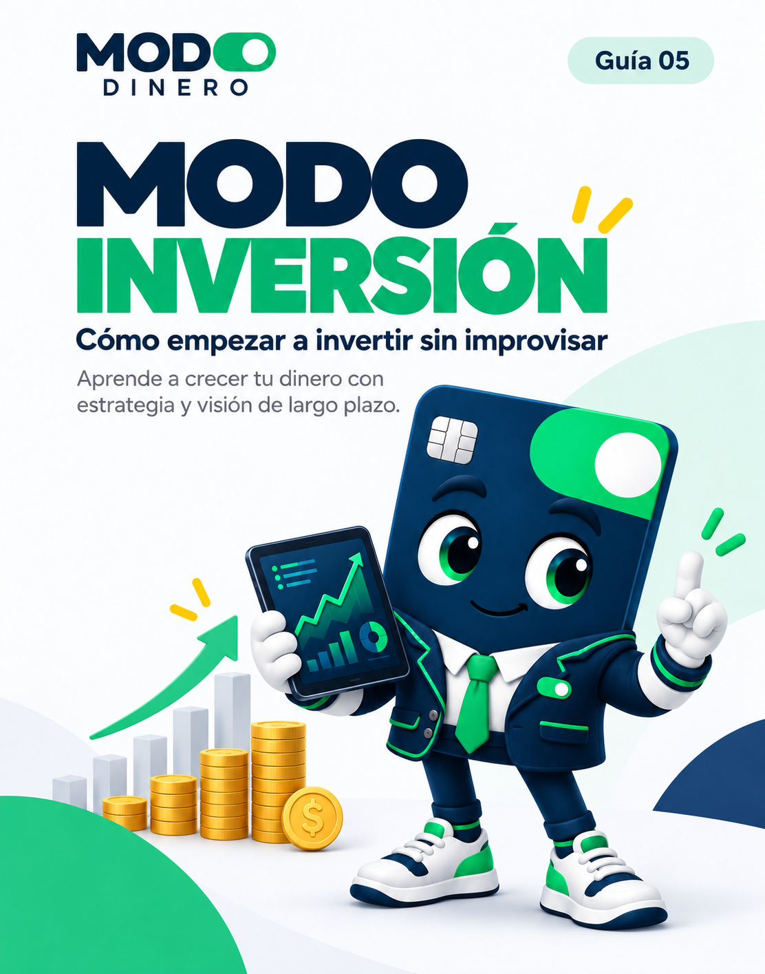 Portada de la guía MODO INVERSIÓN — Cómo empezar a invertir sin improvisar